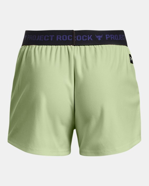 Girls' Project Rock Play Up Shorts in Green image number 1